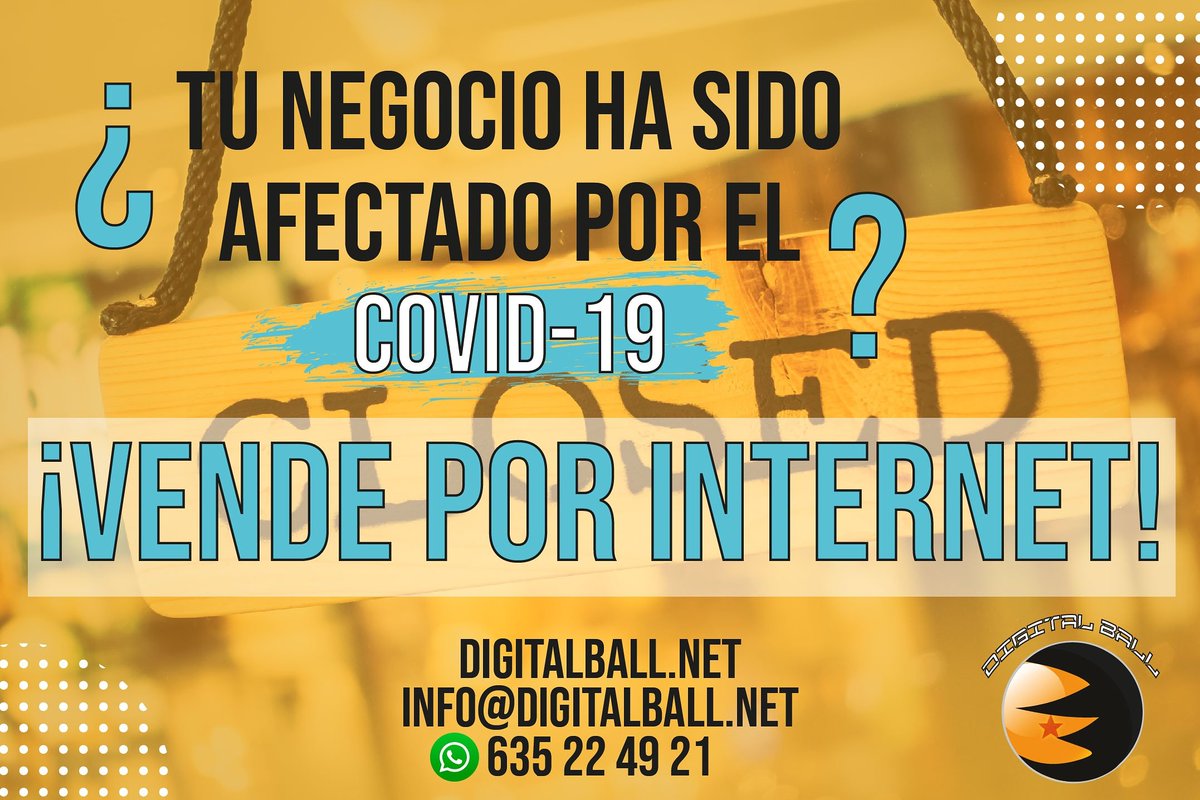 digital_ball's tweet photo. Creación de tiendas online 🖥 Vende ahora por internt
✔ Tienda online
✔ Posicionamiento
✔ Gestión de ventas
✔ Vende donde quieras
.#tiendaonline #ventasonline #tienda #diseñoweb #diseñowebmadrid #diseñografico #paginaweb #agenciacreativa #marketingdigital #negociosonline #seo https://t.co/UnDpiX50TY