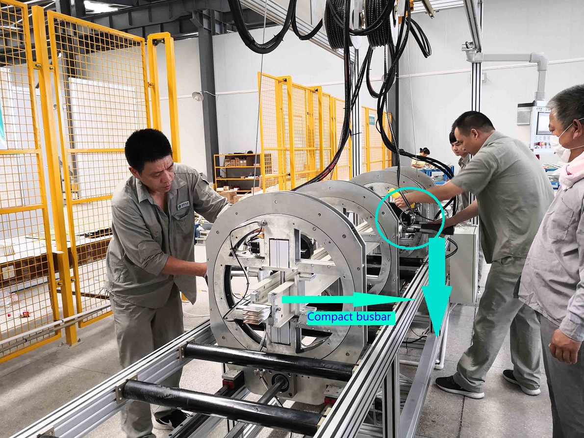 busbar_machine's tweet image. busbar semi automatic assembly line