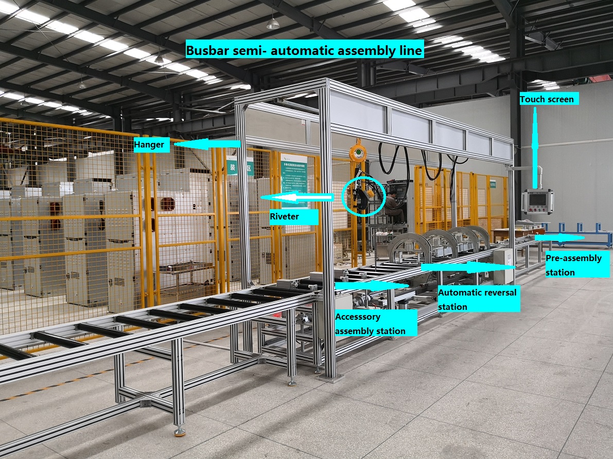 busbar_machine's tweet image. busbar semi automatic assembly line