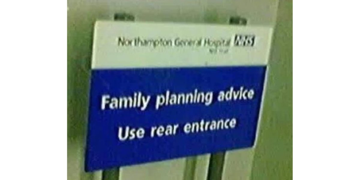 DivineTimes's tweet photo. Hmmm.  It's a hospital and it's on a sign in writing, so it must be true!  (Us marketing people believe anything we read.) https://t.co/fWXF3APwVD