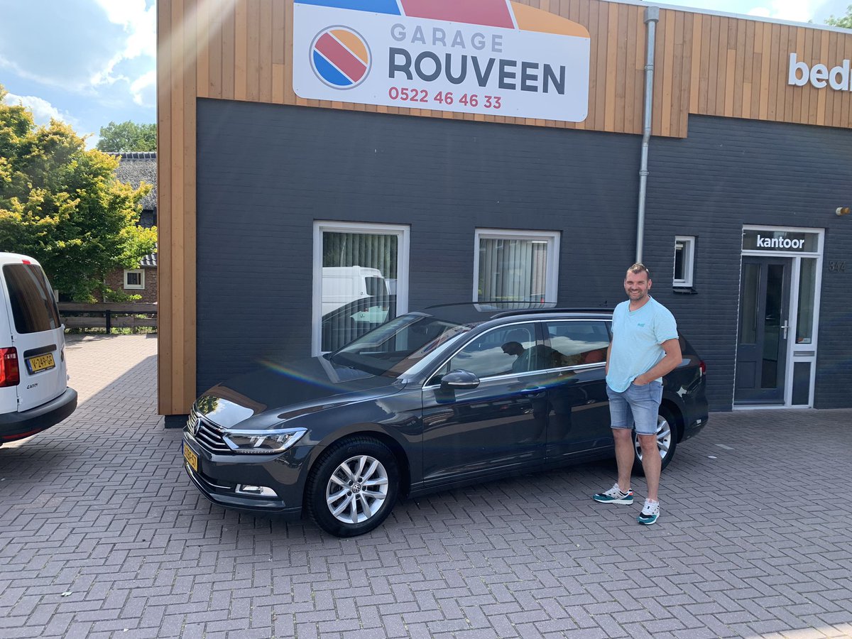 De Passat vandaag afgeleverd aan Arie en José en blijft in Rouveen!! Bedankt wederom voor het vertrouwen en heel veel plezier ermee!!