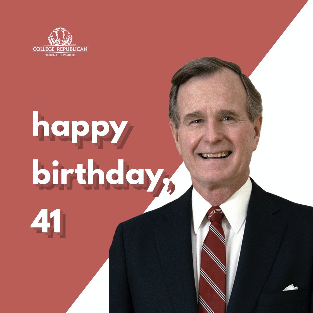 Happy Birthday to President George H.W. Bush! Today, on what would have been his 96th birthday, we pause to honor his service to our nation. #Bush41