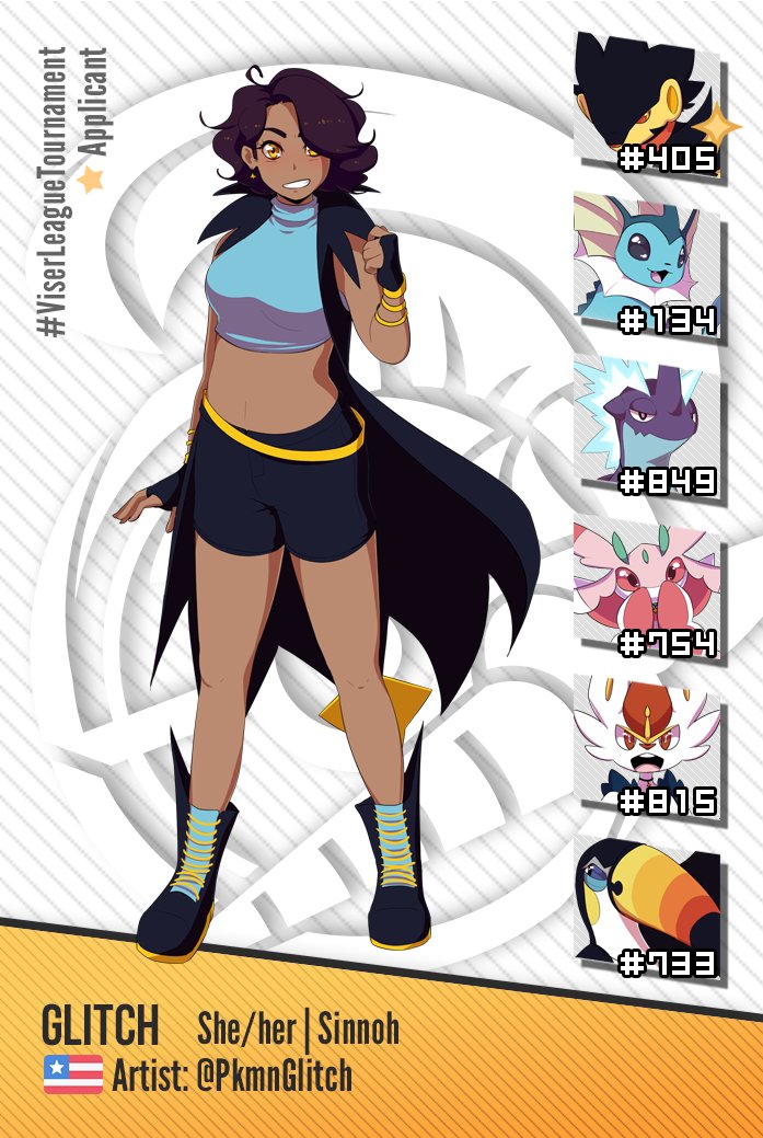 The local luxray fanatic& #39;s back and she& #39;s ready to battle this time! (ง& #39;-& #39;́)ง (and still prepared with lots of snacks)  #ViserLeagueCard   #ViserLeagueTournament