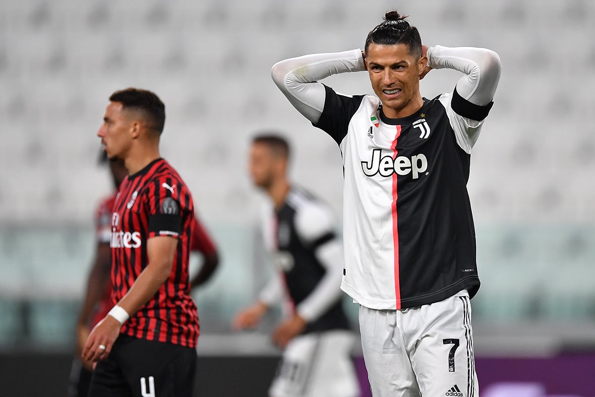 Kết quả Juventus vs AC Milan: Ronaldo đá hỏng phạt đền