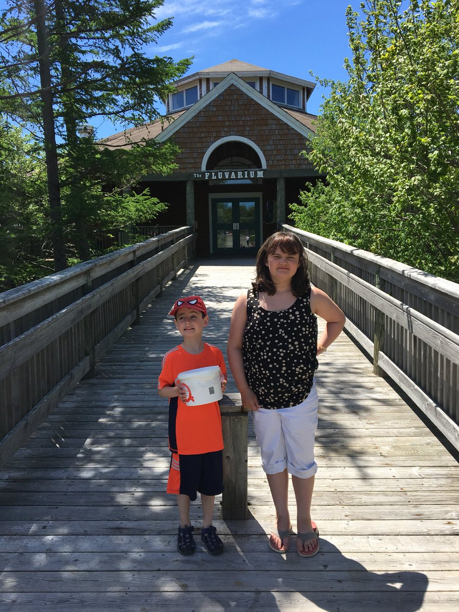 Salmon release today at the Fluvarium. We had a fun time! <a href="/ICSColliers/">ImmaculateConception</a>
