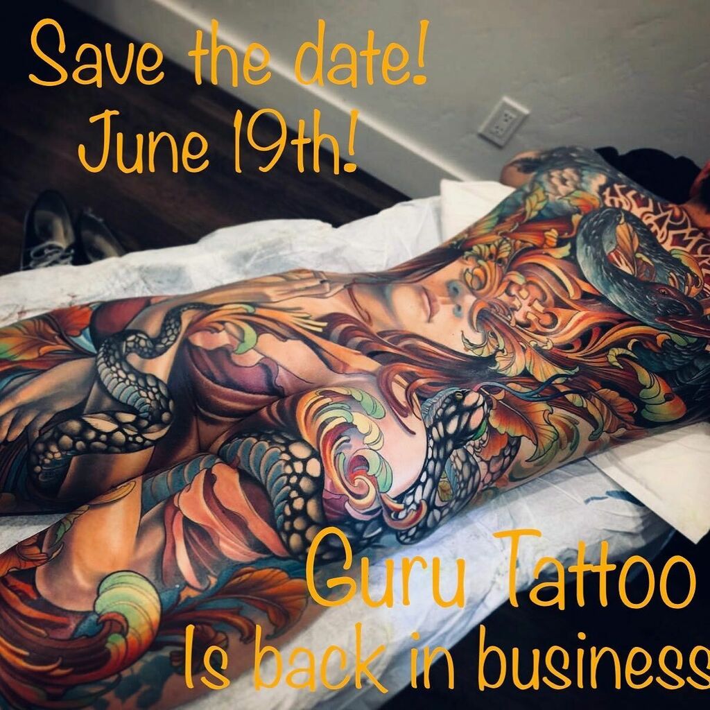 gurutats's tweet photo. We are back baby!!! After waiting so long, we finally received the good news and have a date to open our doors, June 19th. We couldn’t be more excited to work alongside our family again and to see all of you come in with your ideas! We thank each and eve… https://t.co/vOJm3S1dlz https://t.co/vLOHAYKe3F