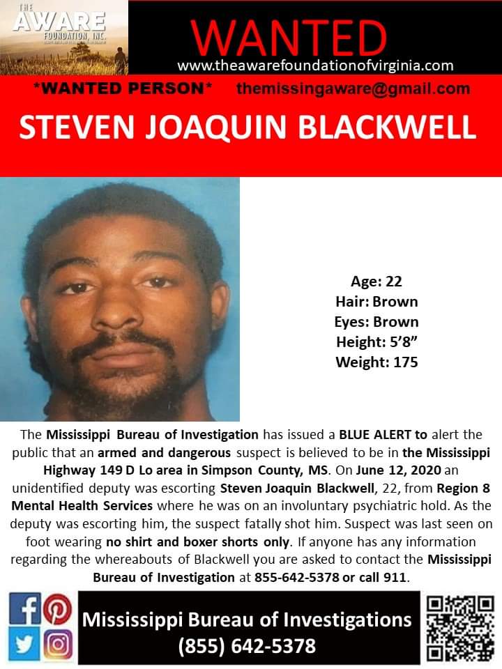 aware_the's tweet photo. #WANTED #SimpsonCounty #Mississippi @WJTV @WTOKTV @16WAPTNews @wtva9news @PoliceOne @FoxNews @DatelineNBC @LeighEgan @AngelineDC @DisfunkGlee @IHaveVanished @LtGovMickey @OfficialLivePD https://t.co/ePdampo1ZI