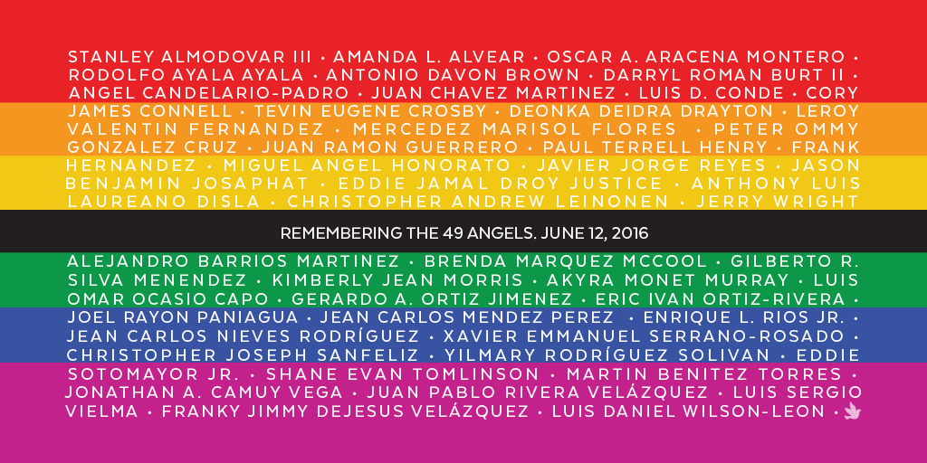 LSSCedu's tweet photo. Today, we honor and remember the 49 people lost at the Pulse Nightclub on June 12, 2016. #OrlandoStrong (pc: City of Orlando) https://t.co/QLH2EvZphr
