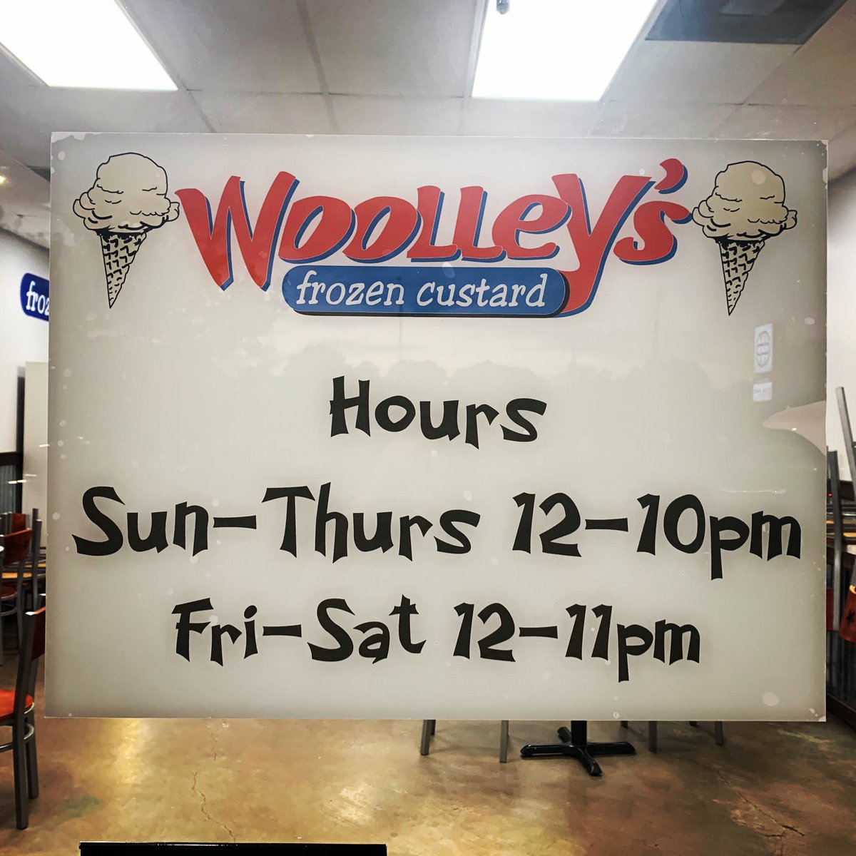 WoolleysCustard's tweet photo. Back to our normal hours! Finally! Come in for a visit soon! #woolleyscustard #openlater #summertime https://t.co/kIM1xlmUoY