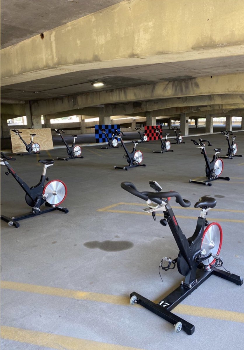 KeiserFitness's tweet photo. Now, that’s our kind of parking lot party. 👊🏻💯👍🏻 #GoodEnoughIsnt #keiser #cardio #m3i 

📸: @trufusion_stl https://t.co/vUvRzHL3Kw