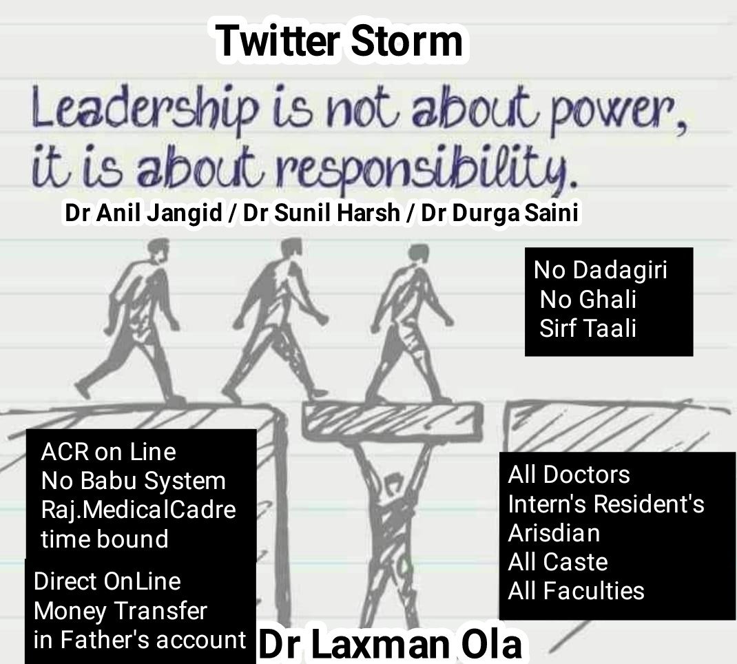 drlal2010's tweet photo. All Drs & medical fraternity to unite & Fight for their rights
#NoDacpOnlyDpc
#SalaryIncrease100percent
#RMScadre
#TimeBoundPromotion
#interns
#residentdoctors
#dentists
@ashokgehlot51
@RaghusharmaINC
@drharshvardhan
@rohitksingh
@pharmacists
@IMAIndiaOrg
@ANANursingWorld https://t.co/ZYBGUXna7T