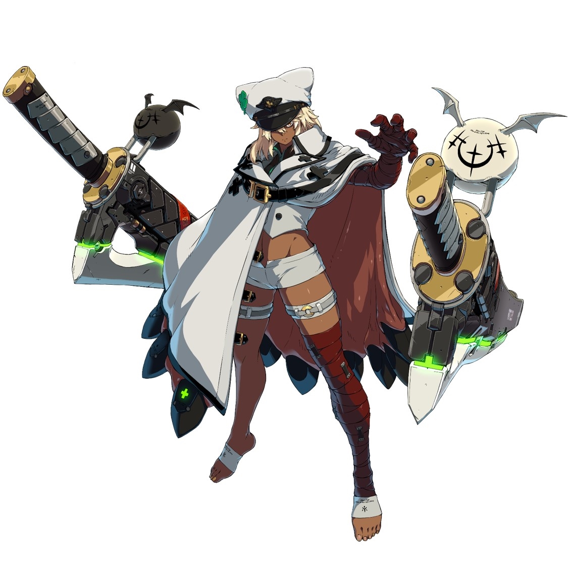 Guilty Gear Official 立ち絵公開 ラムレザル ヴァレンタイン 2本の大剣を使役する 中距離制圧型ブリガディア 二つの大剣を振り回すルシフェロと共に敵を縦横に翻弄する ギルティギア Guiltygear Ggst