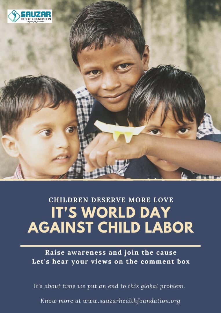 SHF_NG's tweet photo. https://t.co/0wtKYJDTX2
We can all participate by joining hands together against Child's labour. They might be minors but they have their rights which needs to be protected. 
Kindly drop your comment by clicking on the link👆.
 How can we stop Child's labour❓ 
 #YOURVOICECOUNTS https://t.co/oez1vKzH89