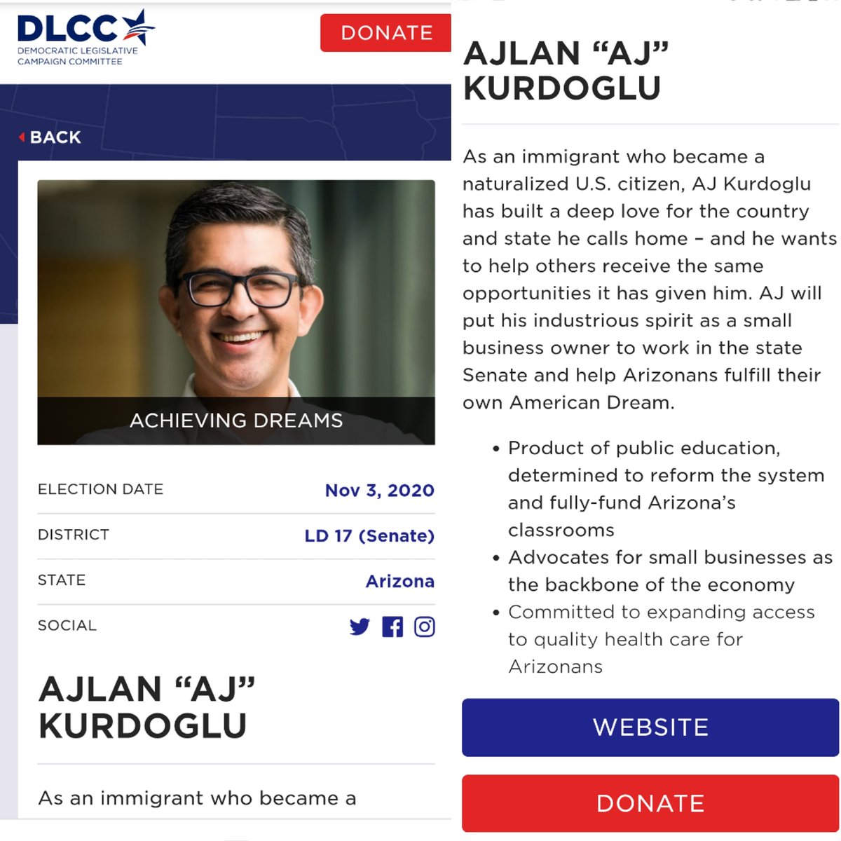 AJforArizona's tweet photo. Thank you @dlcc @A_DLCC for the #azlegchat. And for featuring my race as well. Amazing honor. https://t.co/gBYDHWZvx9
