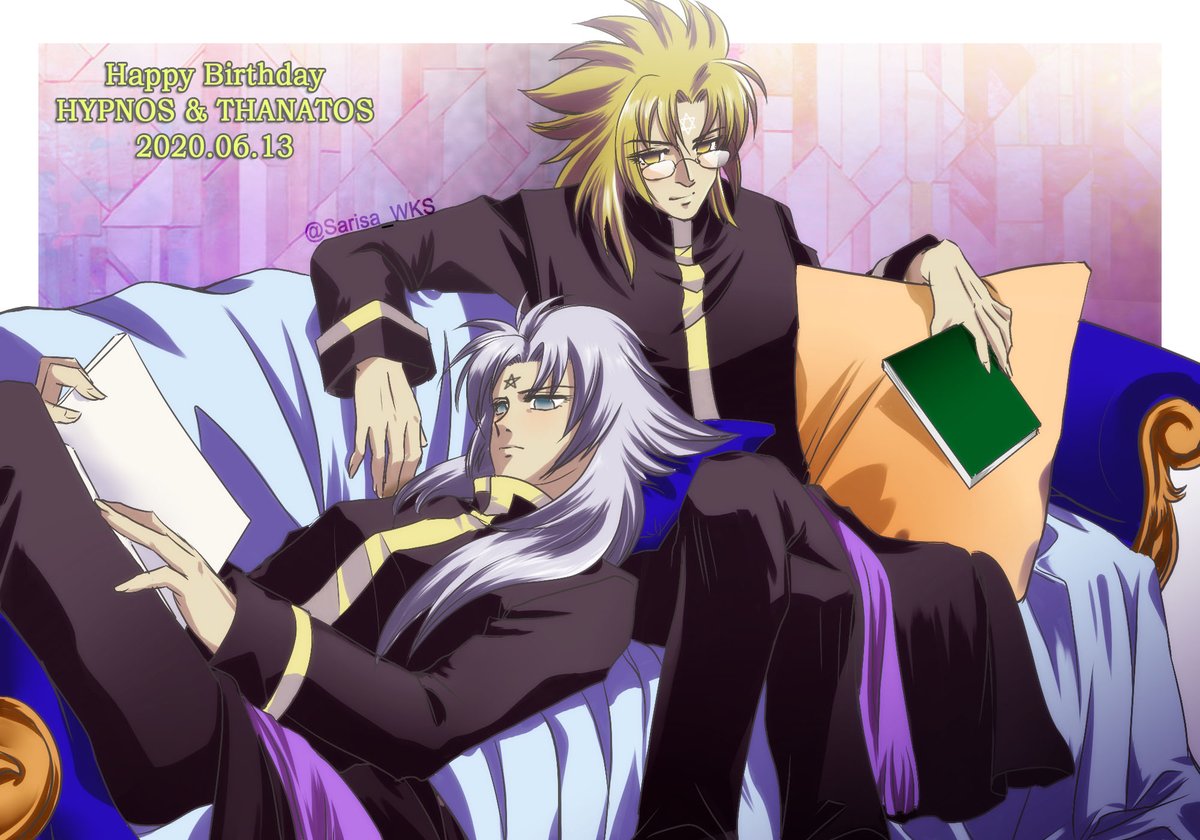 Sarisa 双子神タナトス ヒュプノス生誕祭 聖闘士星矢 Saintseiya Another Magnificent Twin S Birthday Happy Birthday Hypnos Thanatos