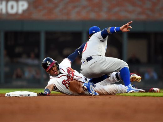 STOLEN BASE (SB) One of the trademark baseball plays. It's when a baserunner advances on the basepaths on his own merit, without a teammate moving him.They're seen less and less in modern baseball with each passing year because of its risk. #BaseballTerms101