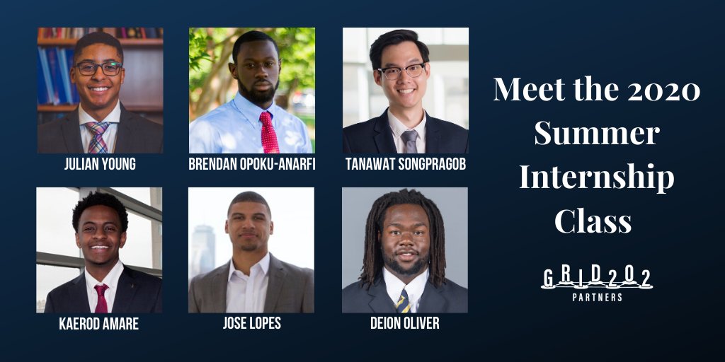 Grid202's tweet photo. Our first week with our 2020 summer intern class is officially in the books! Our students will be tackling several projects this summer - all of which intersect with wealth generation, racial justice and social impact. 

Please join us in welcoming them! 👏🏾👏🏾 https://t.co/bwgTrwfubg