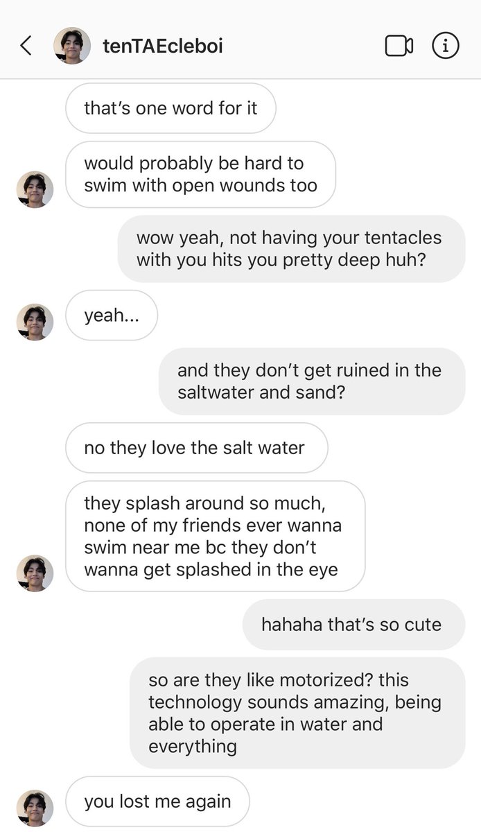 [vmin au] 4- imagine seeing tentacle tae splashing around in the ocean god if that ain’t the cutest shit
