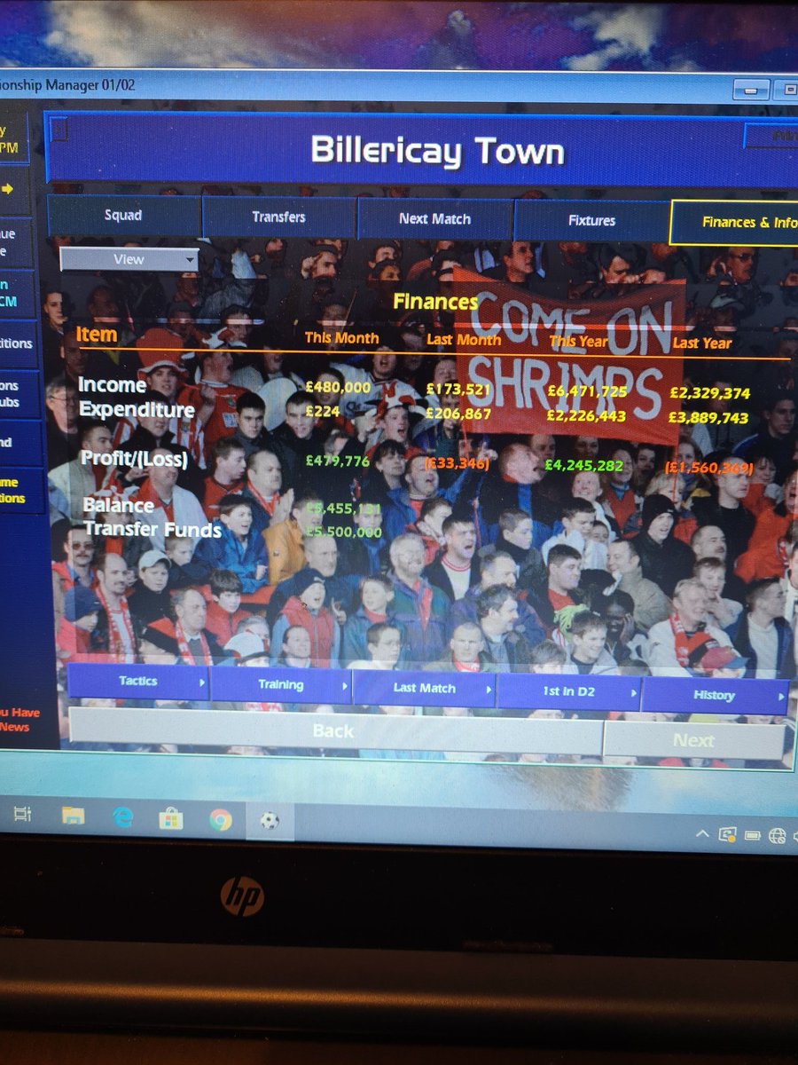 TysondoesCM's tweet photo. A nice evening playing poker followed by the finish of season five of #startwithnothing and the billericay boys have smashed through division two. Scouts have really earned their money but ronnie green with 55 goals has exceeded my expectations. Let's see what the scouts can do! https://t.co/iaNxySO8ir