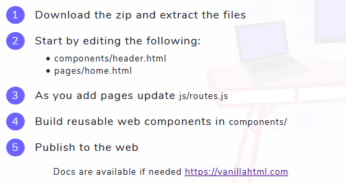 Vanilla_HTML's tweet image. Start your next project in 60 seconds

#VanillaHTML #VanillaJS #VanillaJavascript #VanillaCSS #WebDev #WebDeveloper #WebCoreVitals #PageSpeed #CRO #HTMLTemplates #HTMLBoilerplate