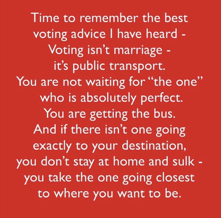 nmayes03's tweet image. My wife, @nmayes1007, shared this with me today. Pretty good perspective. 

#2020Election #GoVote #SupportYourCandidate #GetOutTheVote