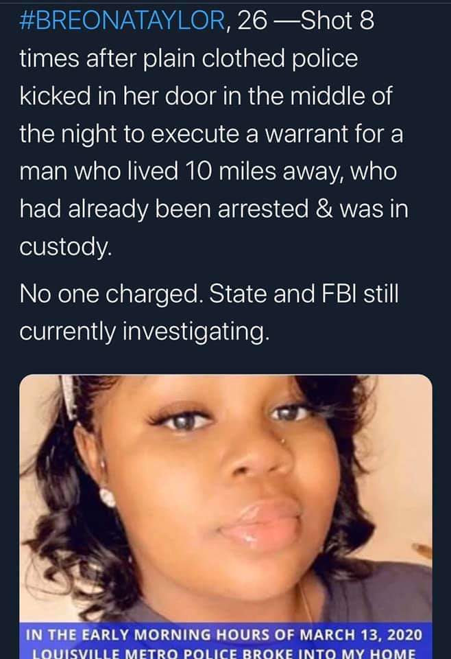 SarahEdwards19's tweet photo. #MAGA2020  #MAGA defund the fucking police. Black lives need to matter https://t.co/UFOJ83VSF9