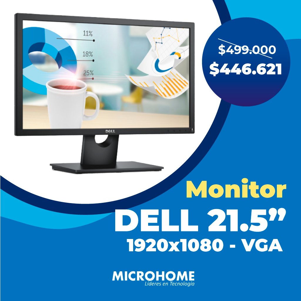 MicrohomeSAS's tweet photo. Este monitor Dell no solo tiene una calidad de imagen excepcional, sino que además te permite trabajar de manera rápida y sencilla con una respuesta de 5 ms y un consumo de 18 Watts. 
¡Adquiere el tuyo en nuestra tienda en línea!
https://t.co/c3NWvo1WKD https://t.co/bVEclEPewi