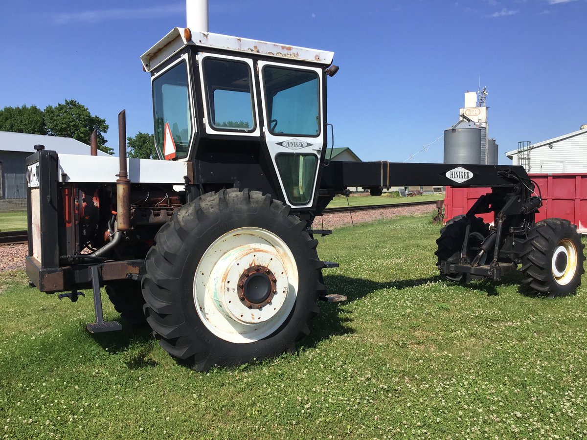 I recall this tractor being on the front of SF mag in the early 80’s.  The idea was to mount the an 8 row planter or the Ridge Till cultivator to a 3 point hitch on the front end assembly.  Easy view of implements in front instead behind.  New home in Janesville, MN