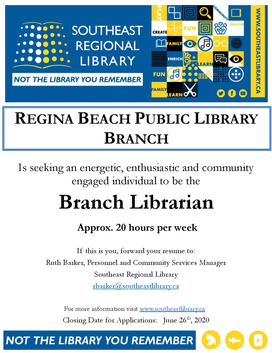 Looking for a place to grow and learn with other likeminded people.  Join the team at Southeast Regional Library!
