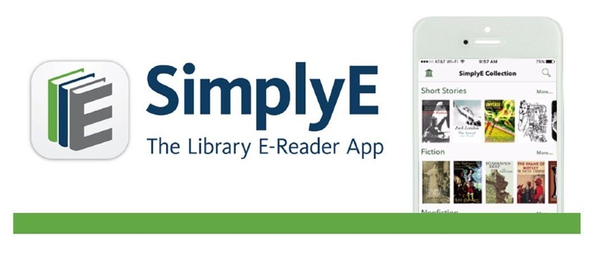 a photo of a smartphone displaying the SimplyE app