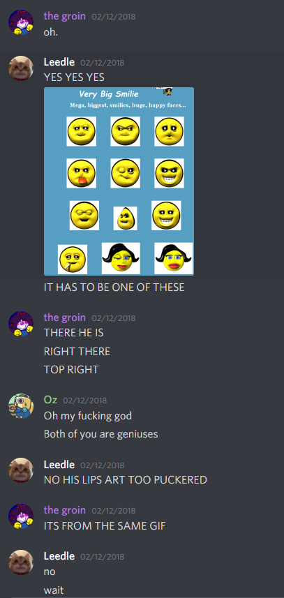 squimpus's tweet photo. i completely forgot about this until a few minutes ago but in early 2018 @LEEDLEMANN and i found the original pe face https://t.co/DtqN7O51iV