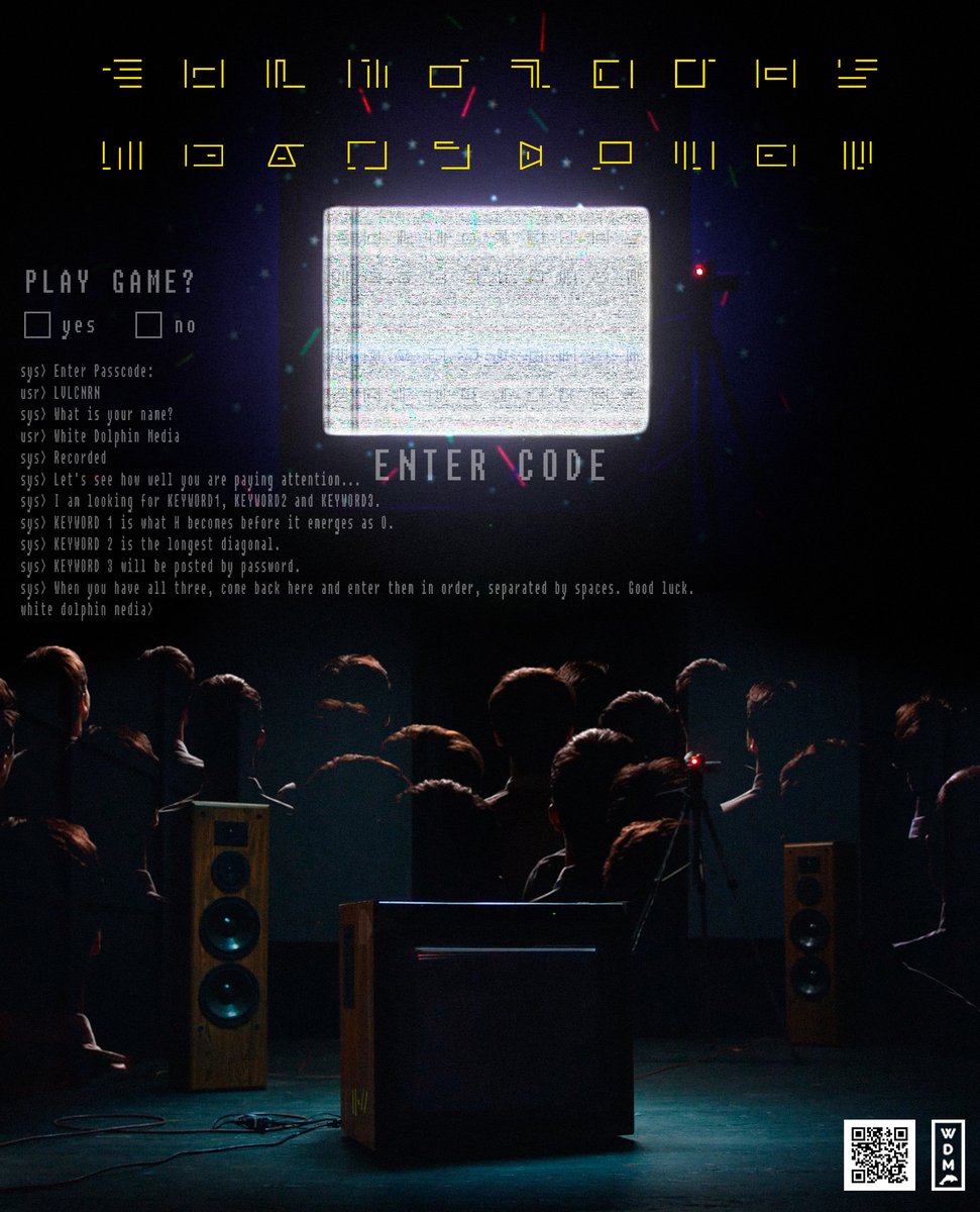 whdmedia's tweet image. ENTER CODE 

#cliqueart #whdmedia #twentyonepilots