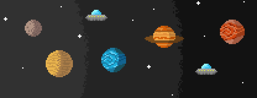 GamesMuki's tweet photo. Space theme
#indiedev #indiegames #pixelart #IndieGameDev https://t.co/NPrKNcZ5tV