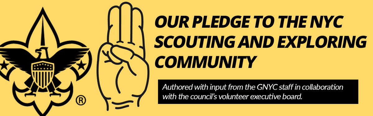 ScoutingNYC's tweet photo. RENEWING OUR COMMITMENT TO OUR IDEALS https://t.co/bCbHlteVgJ https://t.co/w1B1eJd49i