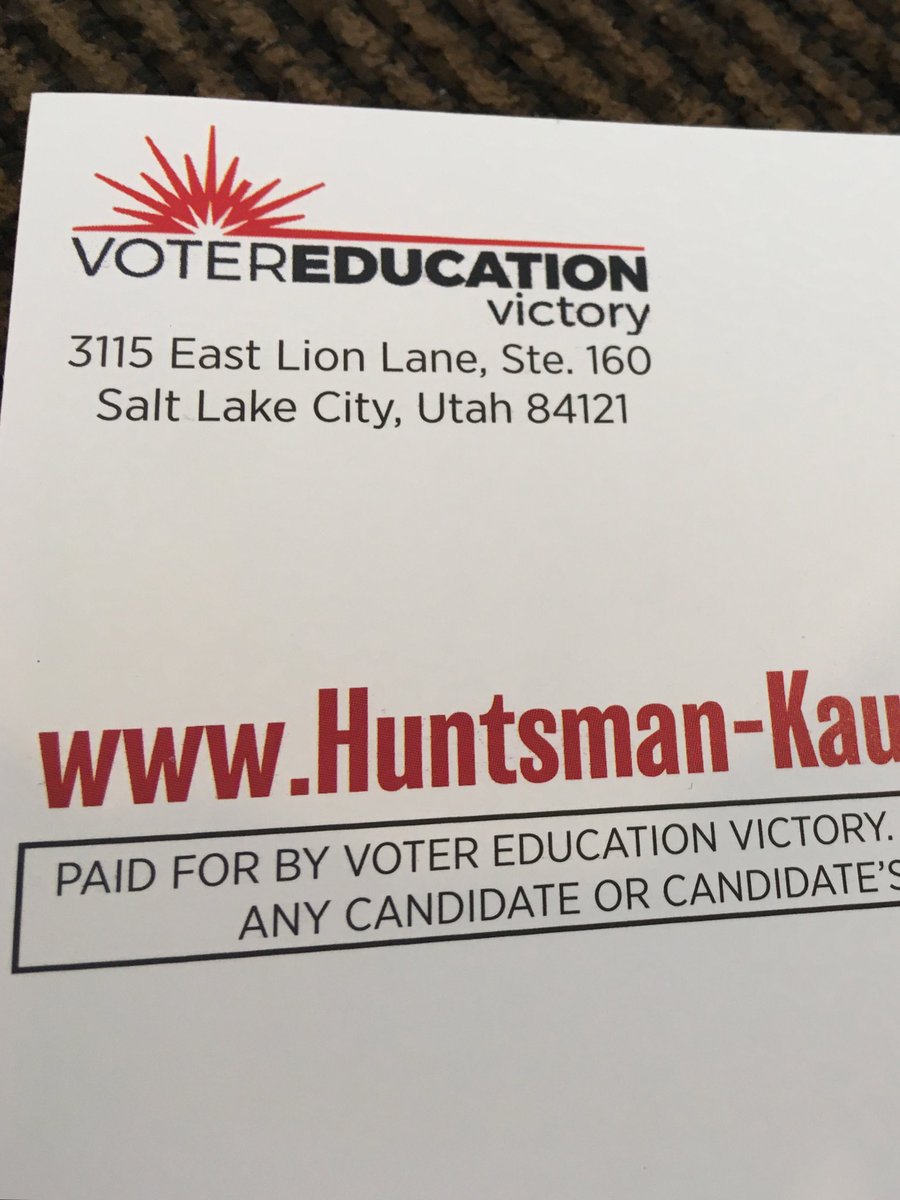 DaveBuhler's tweet photo. More from mysterious piece...#utpol, #jonhuntsman, #spencercox https://t.co/s8mnUlH44v