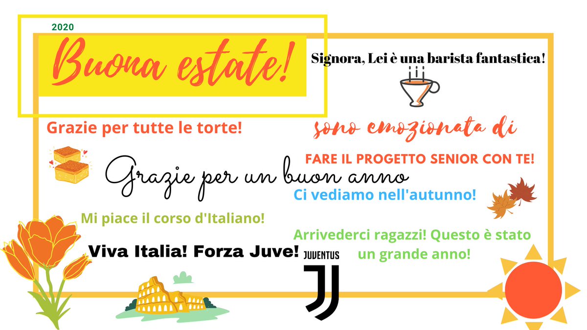 Buona estate! ☀️🌈🙌🏻 Virtual whiteboard where 🇮🇹 Ss got to keep the tradition of last day of class! Have a great summer! Grazie to @CanvaEdu for the #virtualwhiteboard !  ✏️🔲 @skhsrebels @ChipPhD @JRapportSKHS @AgnesPelopida @savastano_linda @GinamarieMasiel