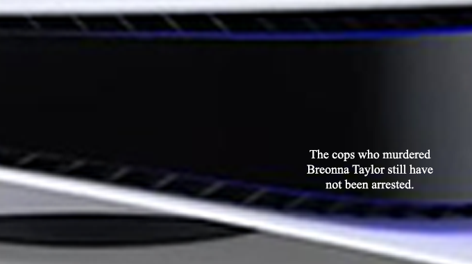 imranzomg's tweet photo. Oh, I didn't notice this PS5 easter egg before. Did anyone notice the super small text on the front? https://t.co/nka6knPRXs