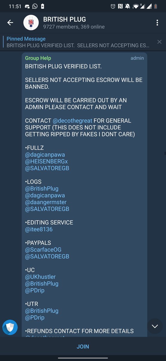 clffrdmusic's tweet photo. @JimBrowning11 
 hello Jim, I wanted to email you, but I guess this is better to get your attention towards a group of UK based scammers operating on telegram. The groups show up on searching British_plug https://t.co/5qshGHcQBb