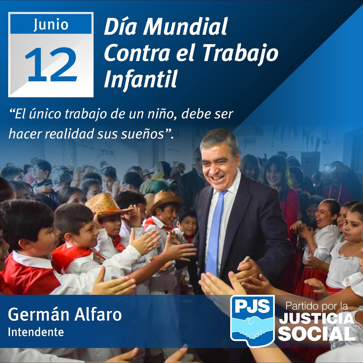 Los principios sobre los que se edifica nuestro partido sostienen un profundo compromiso por los derechos de los niños.  
#12DeJunio