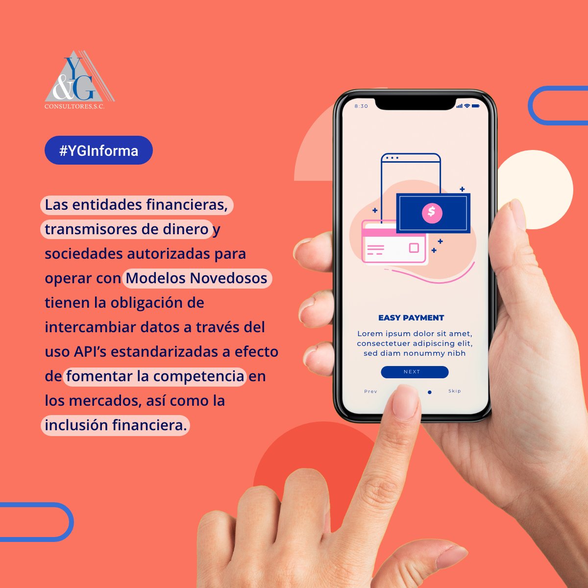 YGConsultores's tweet photo. #YGInforma ¿Conoces las disposiciones relativas a las API's?
https://t.co/oNRcSqkZFD
"#YGInforma #empresario
#AsesorateconYG
#APIS
#DOF #leyesmexico " https://t.co/7HHov4eKc9