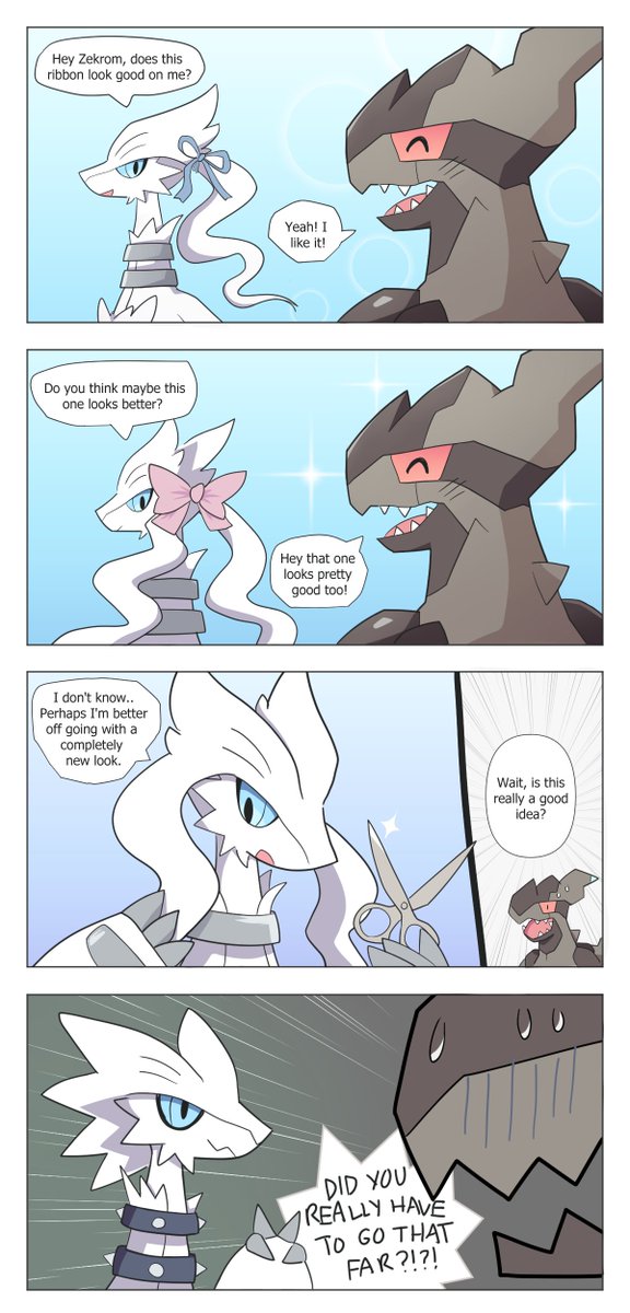 Reshiram's change of look 