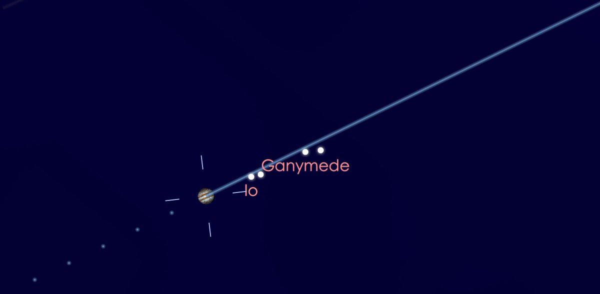 Jupiter, and its four Galilean moons, just now. #Astrofotografia <a href="/El_Universo_Hoy/">El Universo Hoy 🧈</a> <a href="/AstroAventura/">AstroAventura</a> #Jupiter #cosmos #space #CielosESA  #Universe #Nikon #P900 #Astrophoto #astronomy #Jupiter #ThePhotoHour