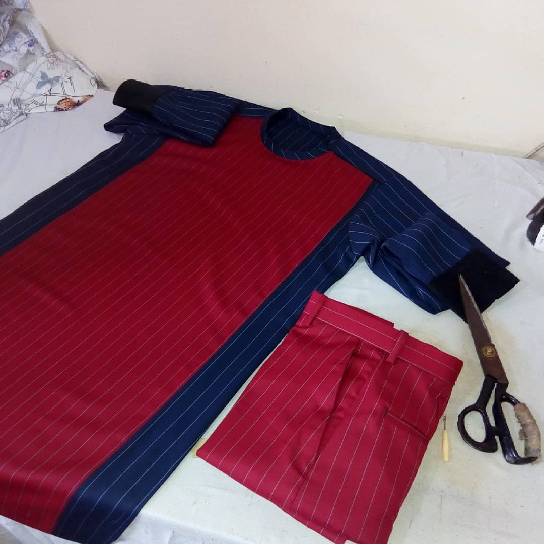 IninellyK's tweet photo. Made for a king..... #ininellykretionz #naijatailor #bespoke #phtailor #handmade https://t.co/JzGuRvz1pn