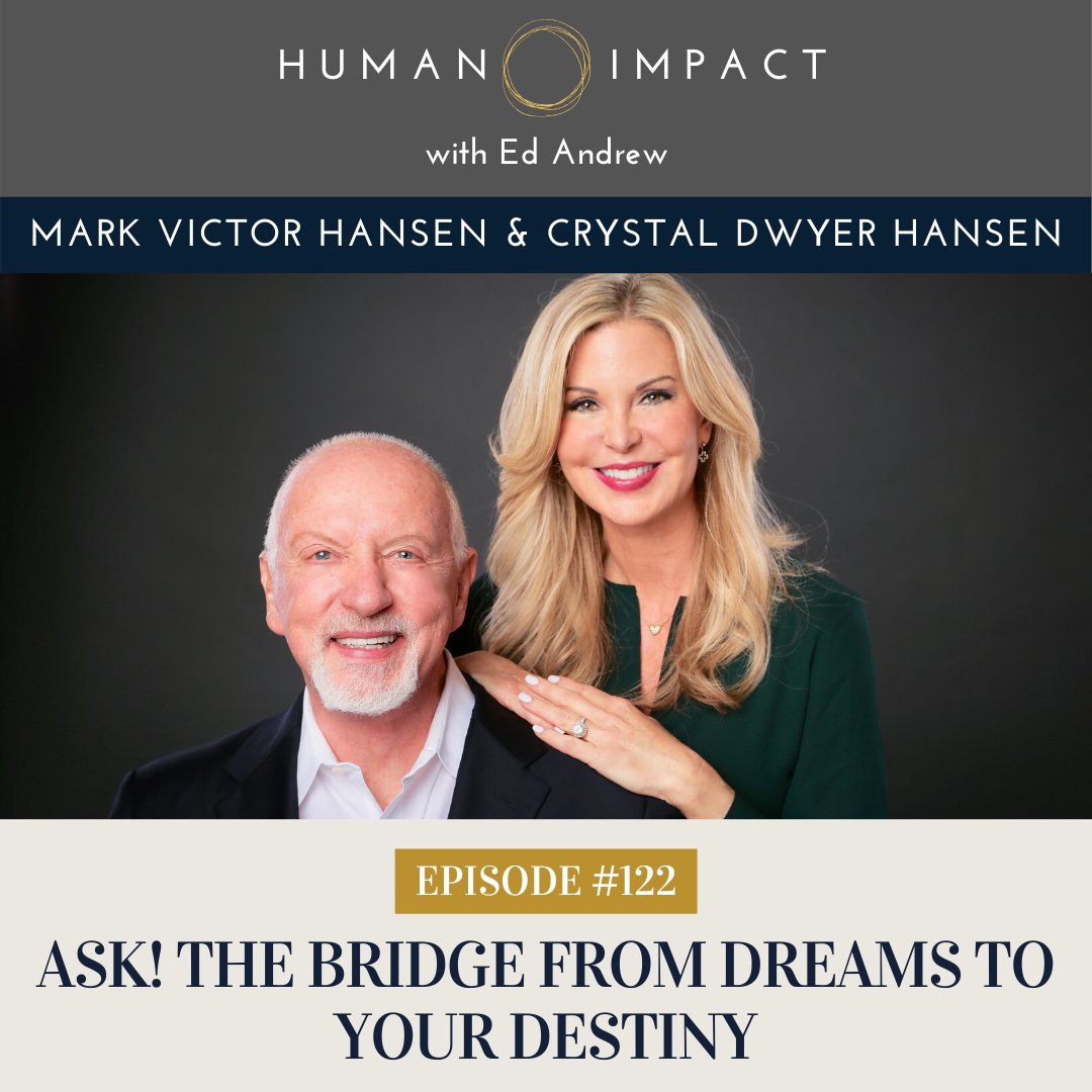 Ed Andrew (@edaandrew) on Twitter photo loved hosting <a href="/MarkVHansen/">Mark Victor Hansen</a> and <a href="/CrystalVision/">Crystal Dwyer Hansen</a> on Human Impact podcast - talking their new book, Ask! The Bridge for your Dream to Your Destiny. We talk the power of questions and transformational coaching. Such great fun and thanks you - bit.ly/3hdBVT8 loved hosting <a href="/MarkVHansen/">Mark Victor Hansen</a> and <a href="/CrystalVision/">Crystal Dwyer Hansen</a> on Human Impact podcast - talking their new book, Ask! The Bridge for your Dream to Your Destiny. We talk the power of questions and transformational coaching. Such great fun and thanks you - bit.ly/3hdBVT8
