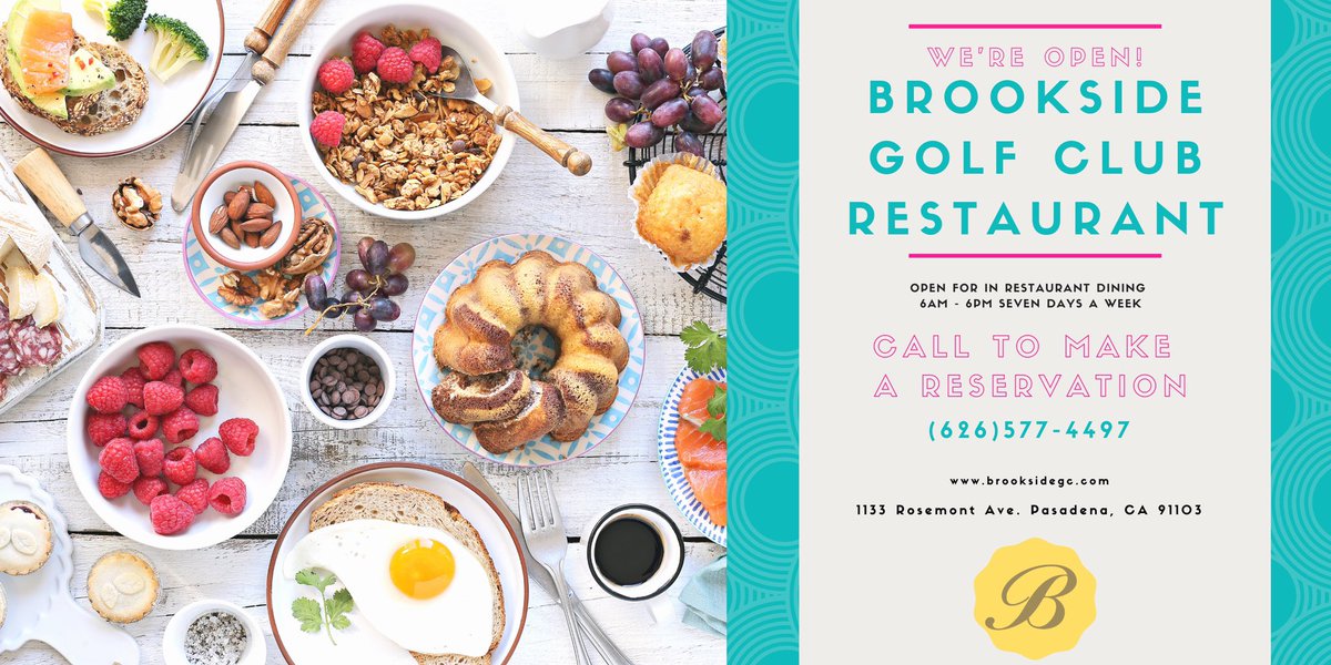We are so excited to share that our restaurant is officially open for dining! Join us this weekend from 6am-6pm! Call (626)577-4497 to make a reservation!