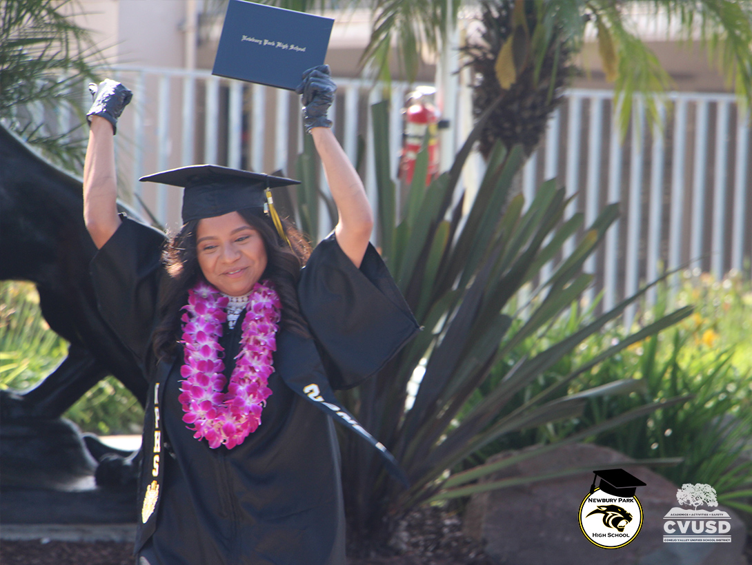 ConejoValleyUSD's tweet photo. Congratulations to the @NewburyParkHS Class of 2020! We are so proud of you - Panthers! Here are some photo highlights from today's Diploma Ceremony 🎓📸
#NPHSGrad2020
#GoPanthers https://t.co/gfARWkf1gl