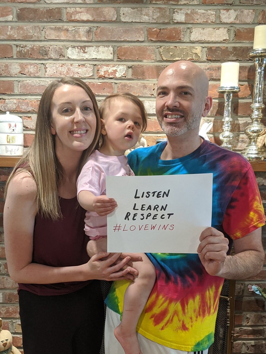 JMHammell's tweet photo. Listen to.  Learn from.  Respect all.  #LoveWins https://t.co/SGYVQiXlEs
