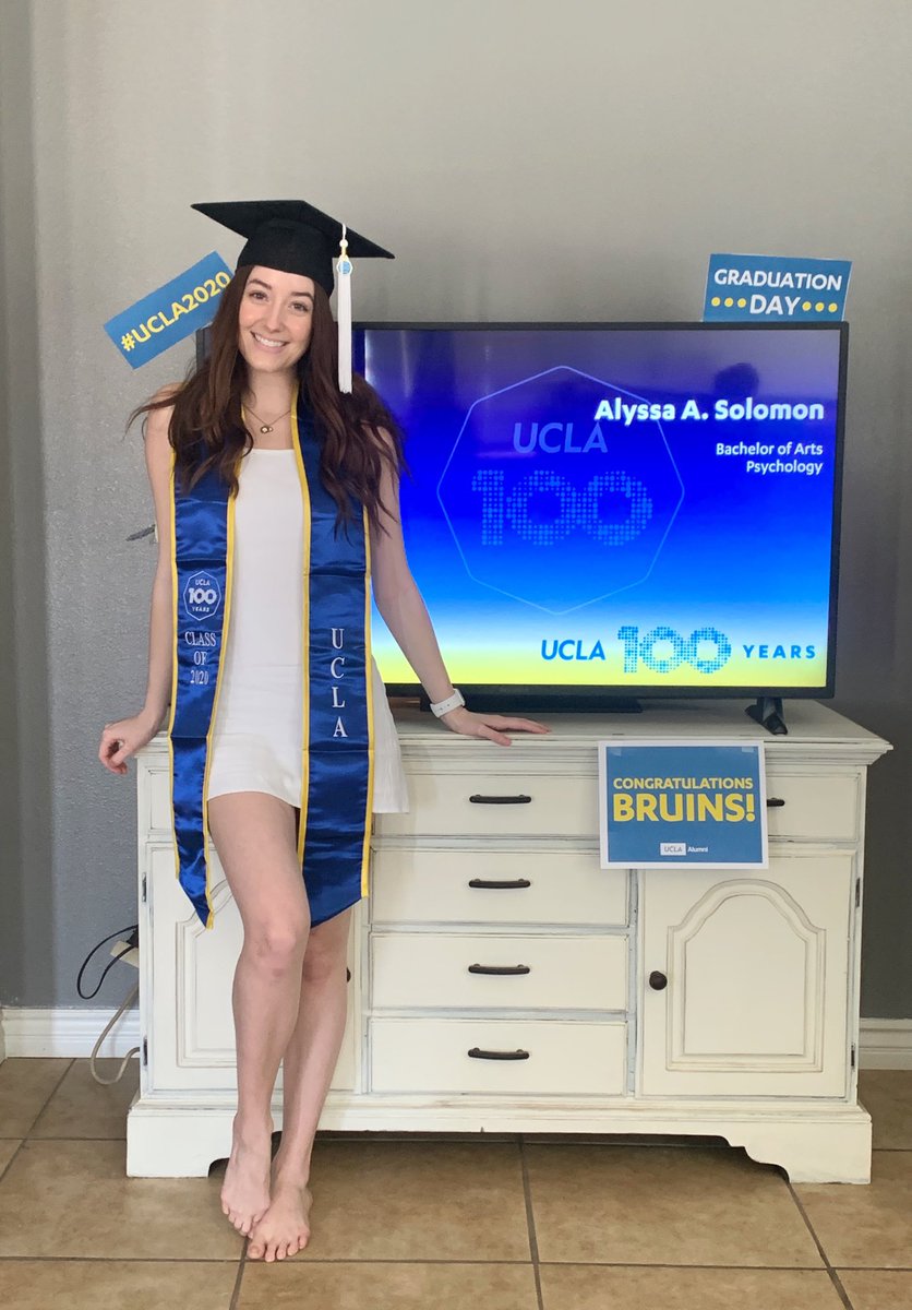 Ughlissa's tweet photo. Since I haven’t taken my grad photos yet, here’s me at commencement! I’m officially a UCLA alum🎓🐻 https://t.co/FsQIvJhHOx