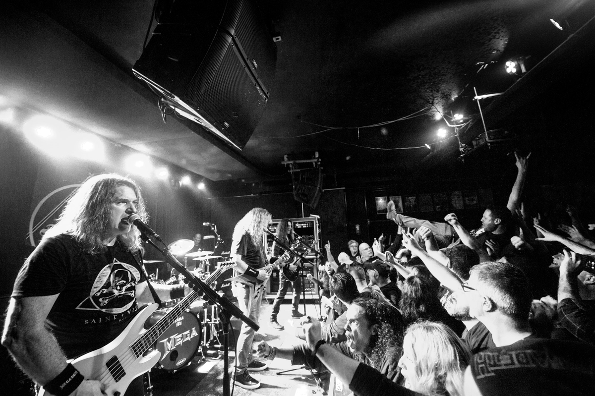 Megadeth's tweet photo. In 2016, we performed a secret show at St. Vitus in Brooklyn, NY under the name Vic &amp; The Rattleheads. See the full performance for the first time ever NOW, plus exclusive interview with @DaveMustaine. Tune-in here: https://t.co/CiTgZgOshg 

Photo: Dana Yavin https://t.co/x6WnSVKnYr