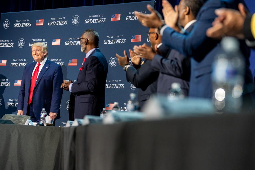 Yesterday in Dallas, President @realDonaldTrump spoke to community and faith leaders on his vision for advancing justice and freedom in America. Watch the full event at youtube.com/watch?v=ZFa6nA….